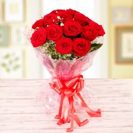 Lovely Red Roses Bouquet